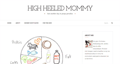 Desktop Screenshot of highheeledmommy.com